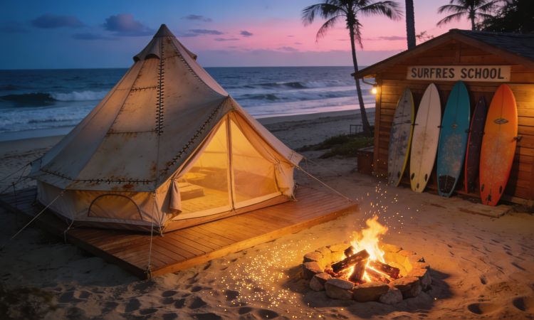 Aprender a dormir fuera de casa también es parte del campamento
